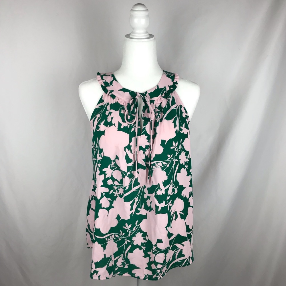 2 for $20/ Market & Spruce Ruffled Floral Tank